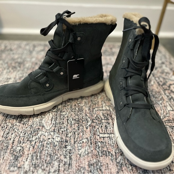 NWT Sorel Explorer Next Joan 100g Waterproof Boots women’s shoe size 9 - Picture 4 of 10